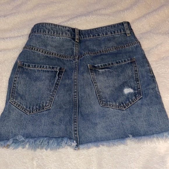 ITEM: Forever 21 Denim Skirt | SIZE: US 25 | COLOR: Blue - Picture 2 of 5